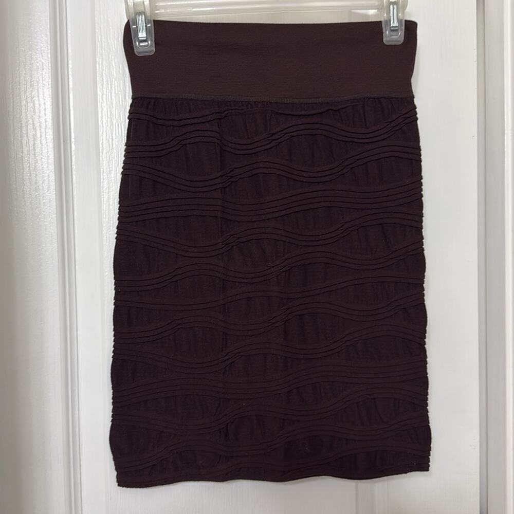 Soho girls dark brown stretchy skirt one size